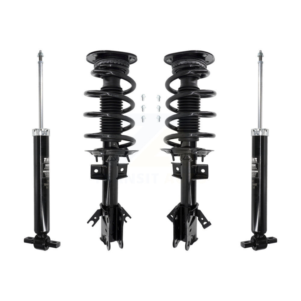 Front Rear Complete Shocks Strut And Coil Spring Kit For Ford Edge Lincoln Nautilus MKX K78M-100492