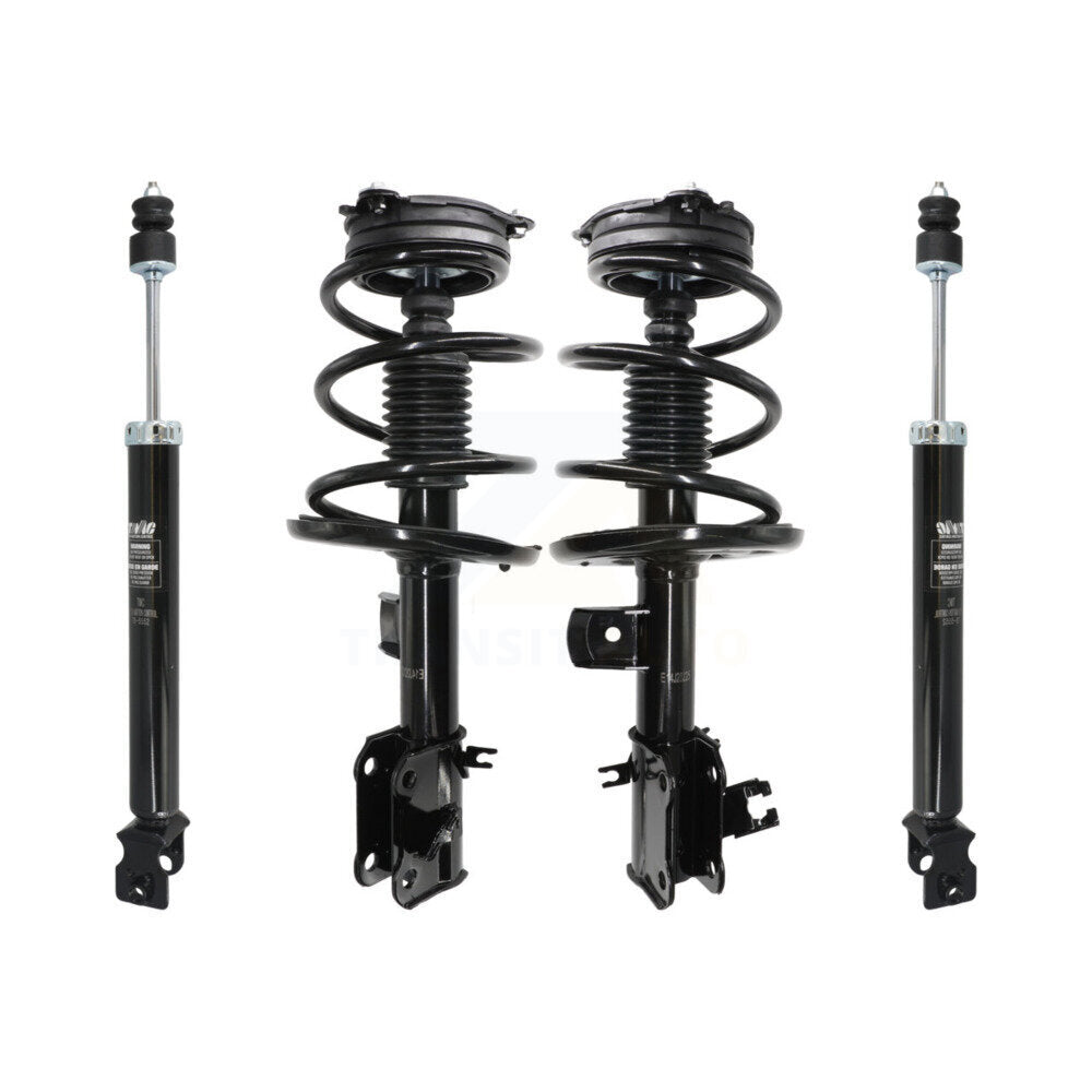 Front Rear Complete Shocks Strut And Coil Spring Mount Assemblies Kit For Nissan Maxima K78M-100498