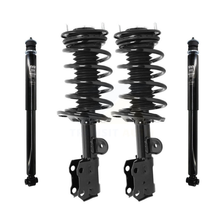 Front Rear Complete Shocks Strut And Coil Spring Assemblies Kit For Toyota Prius Plug-In K78M-100500