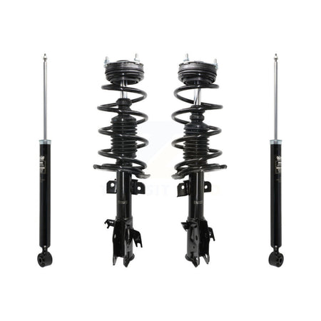 Front Rear Complete Shocks Strut Coil Spring Mount Assemblies Kit For 2011-2014 Mazda 2 K78M-100502