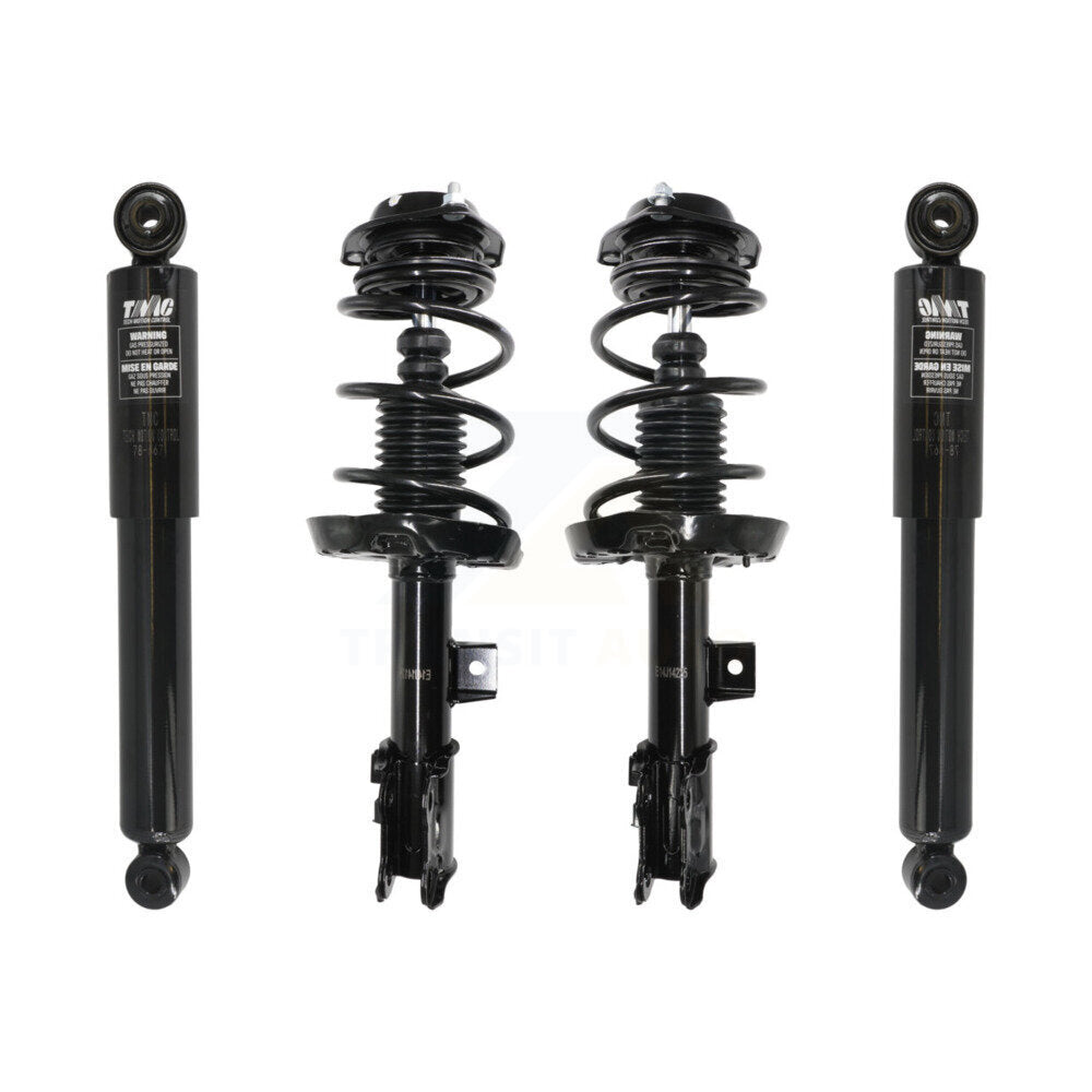 Front Rear Strut Coil Spring Kit For 2013-2015 Hyundai Veloster Without Sport Suspension K78M-100506