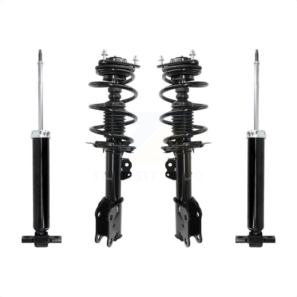 Front Rear Complete Strut Coil Spring Kit For 2015-2017 Ford Mustang V6 with Coupe 3.7L K78M-100531