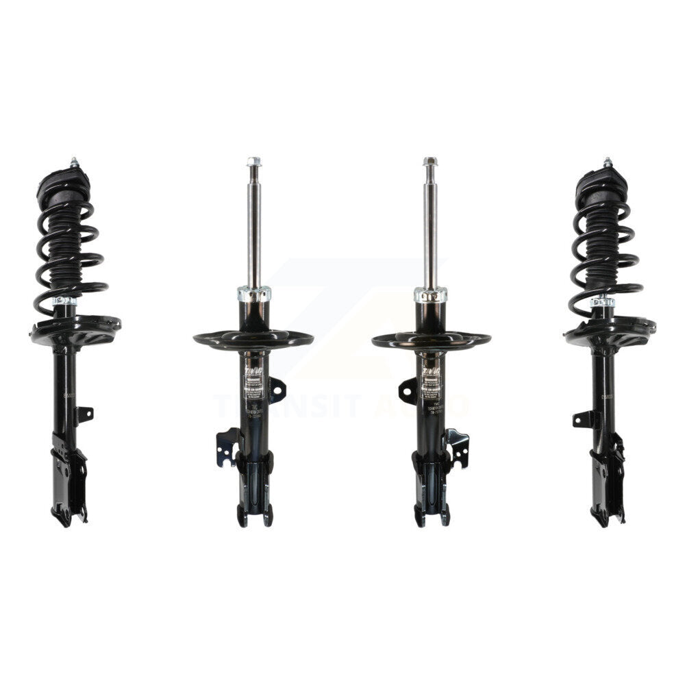 Front Rear Strut Spring Kit For 2011-2013 Toyota Highlander FWD Excludes All Wheel Drive K78M-100534