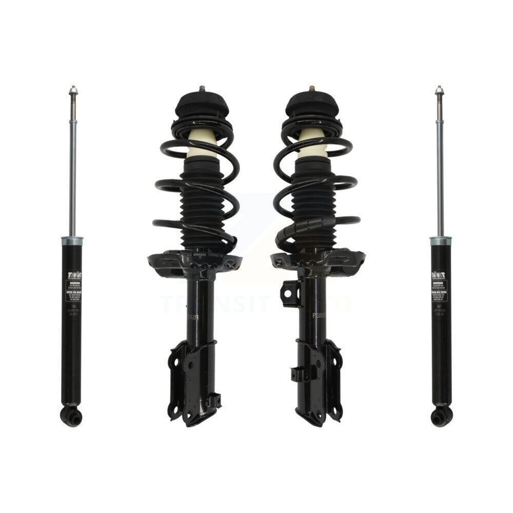 Front Rear Complete Shocks Strut & Coil Spring Kit For 2018-2021 Kia Rio Hyundai Accent K78M-100549