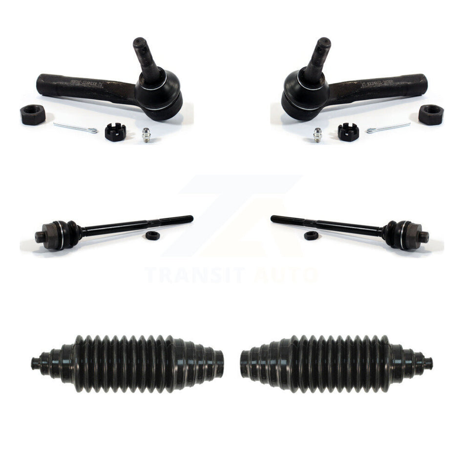 Front Tie Rod End And Boots Kit For Chevrolet Silverado 1500 GMC Tahoe Sierra Suburban Yukon Avalanche XL Cadillac Classic Escalade 2500 ESV EXT K7B-100001