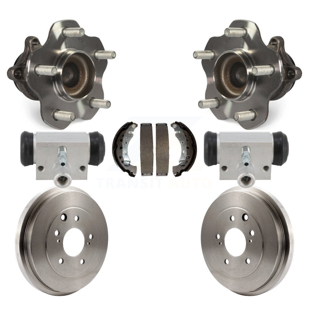 Rear Wheel Cylinders And Drum & Shoes Hub Bearing Kit For 2013-2019 Nissan Sentra K7D-101489