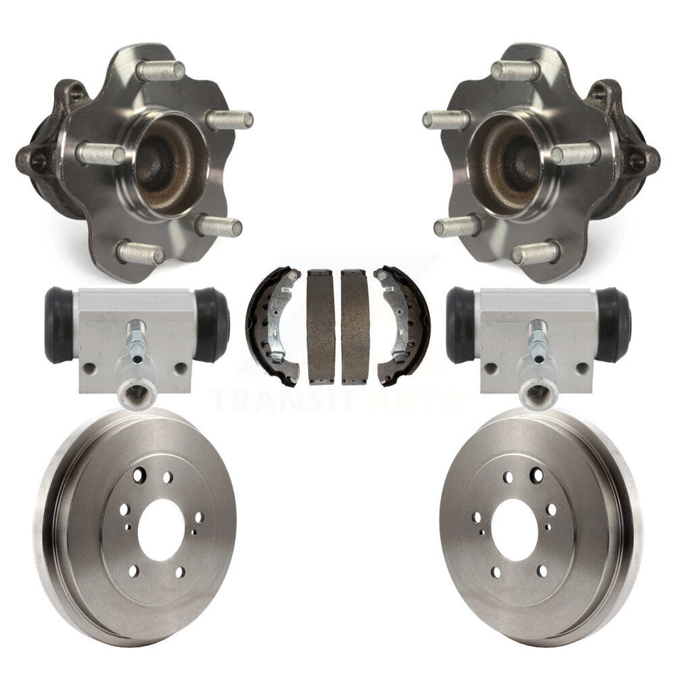 Rear Wheel Cylinders And Drum & Shoes Hub Bearing Kit For 2013-2019 Nissan Sentra K7D-101489