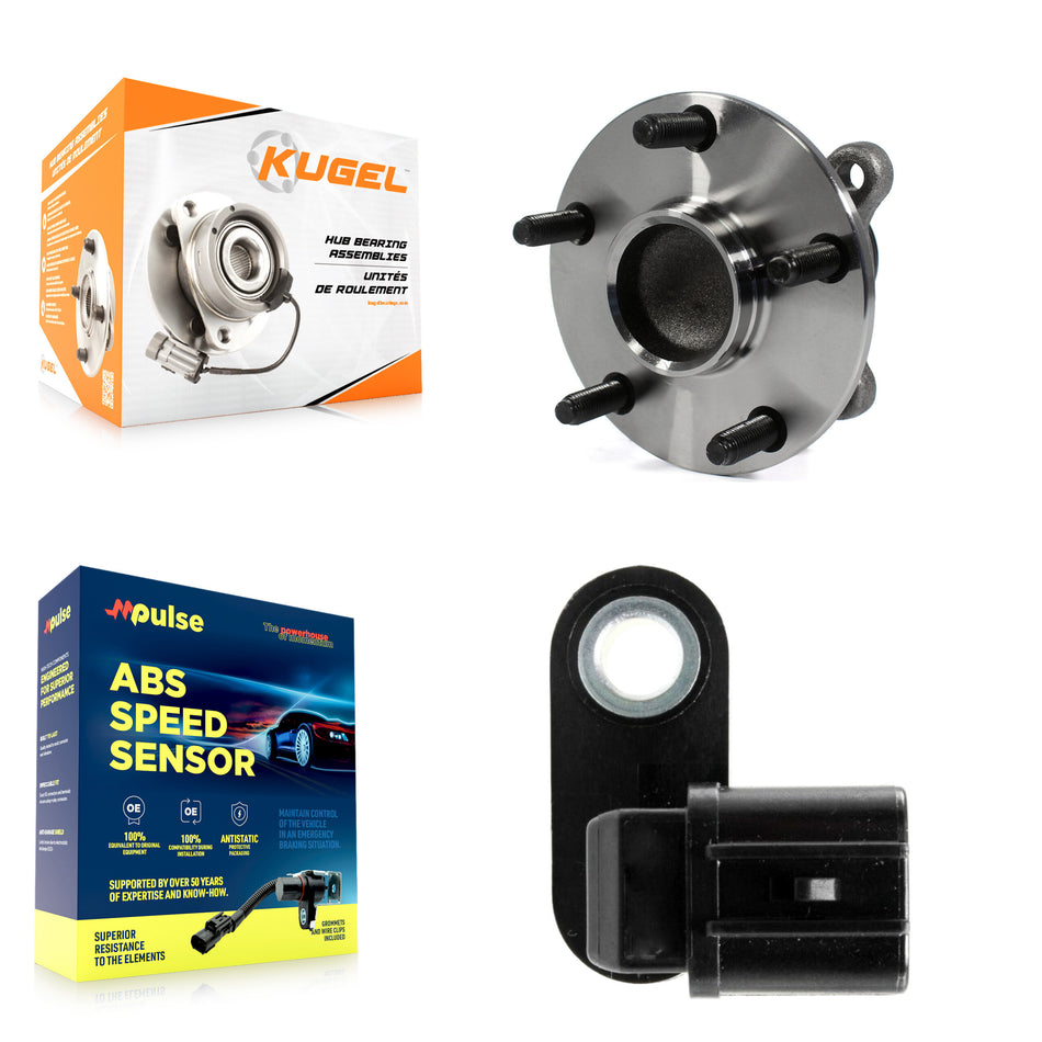 Front Left Wheel Hub Bearing & Extra ABS Sensor Kit For Lexus IS250 IS350 without Harness K7S-100012