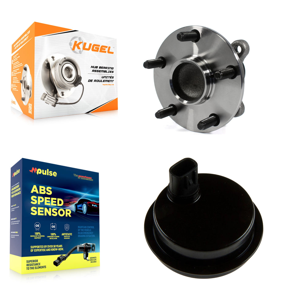 Front Left Wheel Hub Bearing Extra ABS Sensor Kit For Lexus IS250 IS350 GS350 GS300 IS F K7S-100013