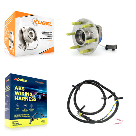 Front Wheel Hub Bearing Extra ABS Sensor Kit For Pontiac Montana Chevrolet Uplander Buick K7S-100015