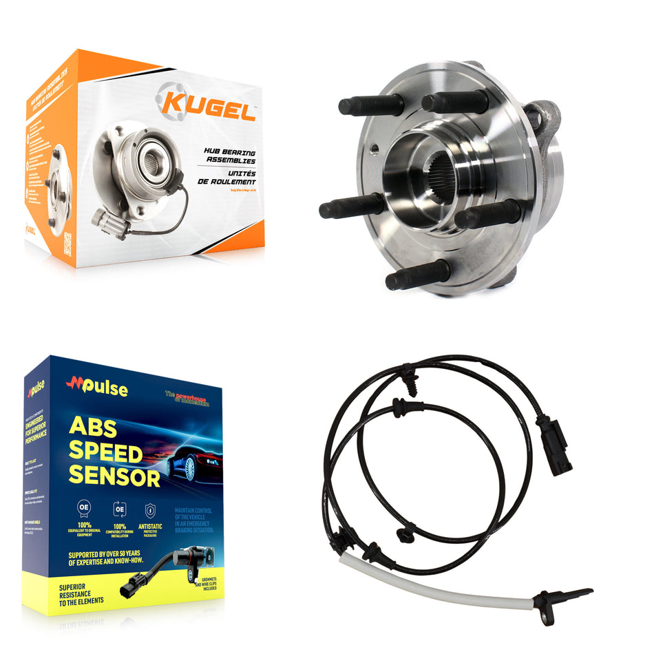 Front Wheel Hub Bearing ABS Sensor Kit For Ford Police Interceptor Sedan Special Service K7S-100033