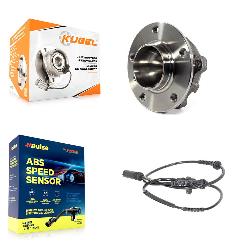 Front Wheel Hub Bearing Sensor Kit For BMW 528i 650i 535i 750Li 750i 550i 640i Gran Coupe K7S-100039