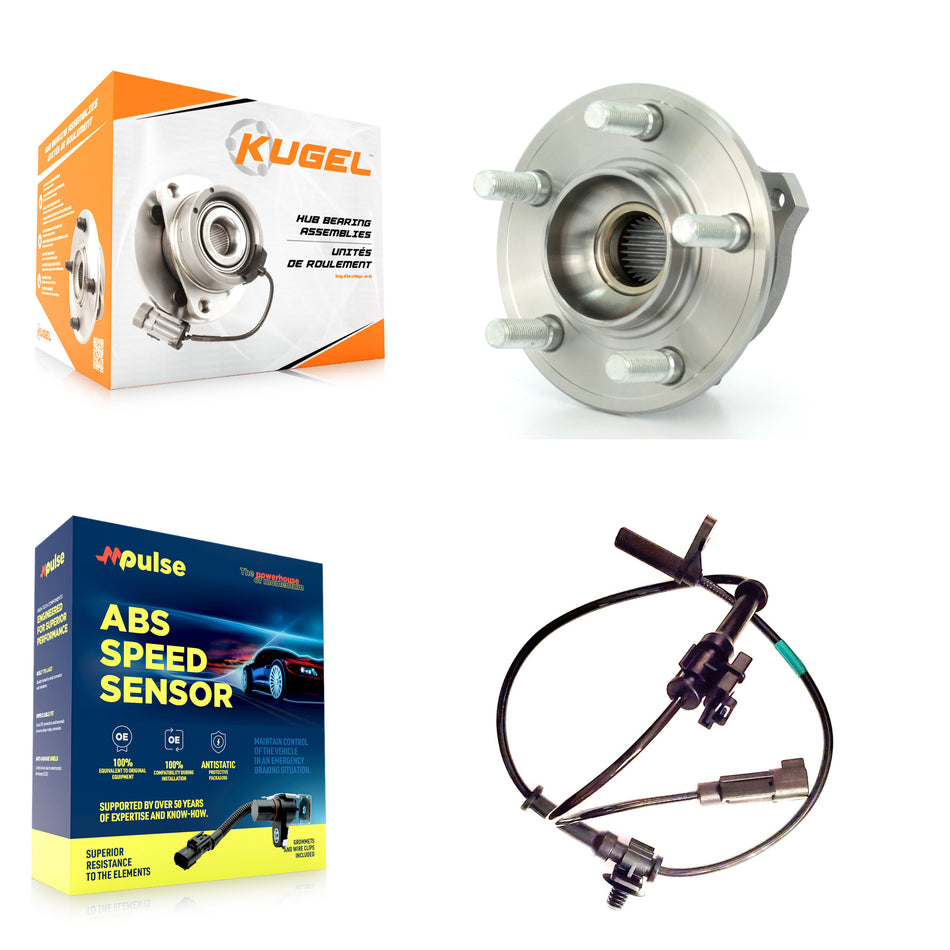Front Wheel Hub Bearing And ABS Sensor Kit For Chrysler 300 Dodge Charger with Harness K7S-100100