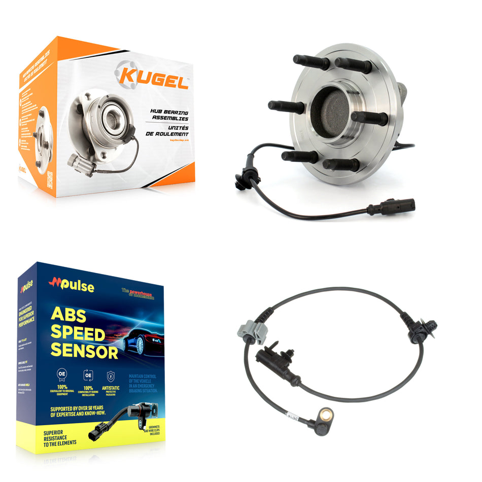 Front Wheel Hub Bearing Extra Sensor Kit For Chevrolet GMC Silverado 1500 Sierra Tahoe XL K7S-100108