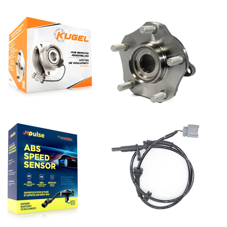 Front Wheel Hub Bearing And ABS Sensor Kit For Nissan Rogue K7S-100137