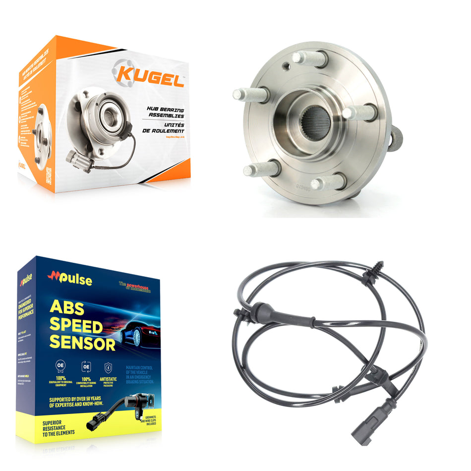 Front Wheel Hub Bearing And ABS Sensor Kit For Ford Explorer with Harness K7S-100160