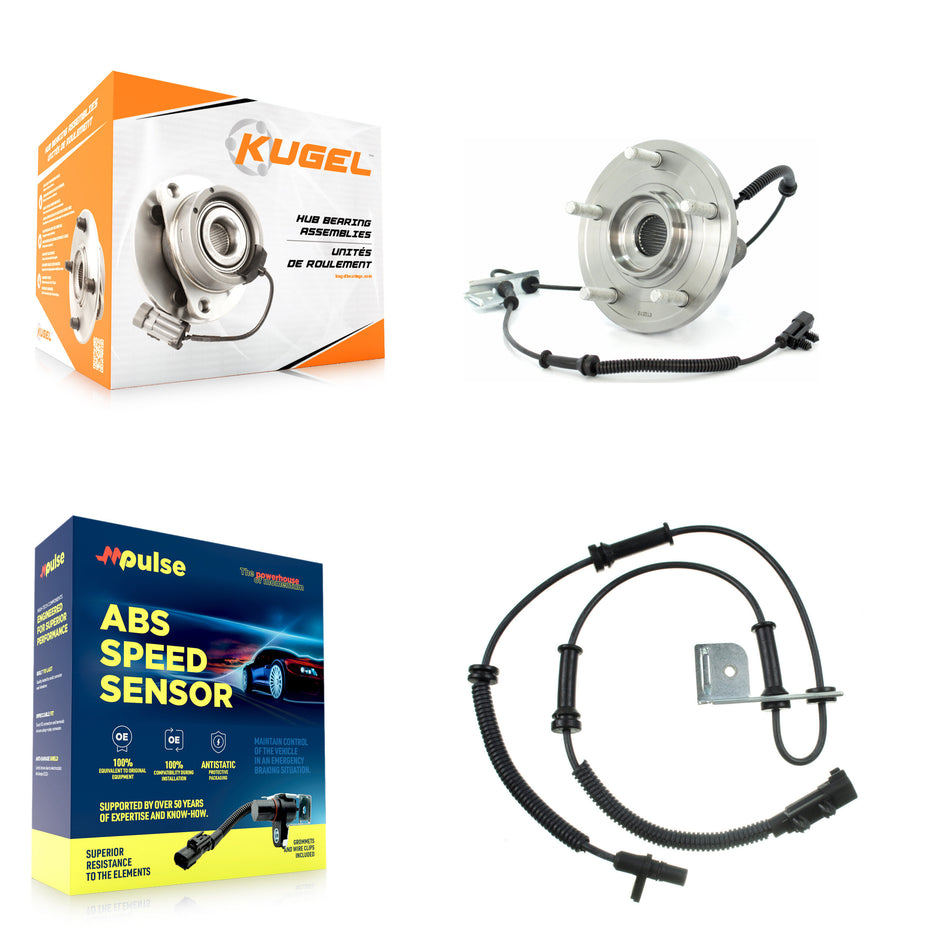 Front Wheel Hub Bearing Extra Sensor Kit For Dodge Grand Caravan Volkswagen Routan Town & K7S-100174