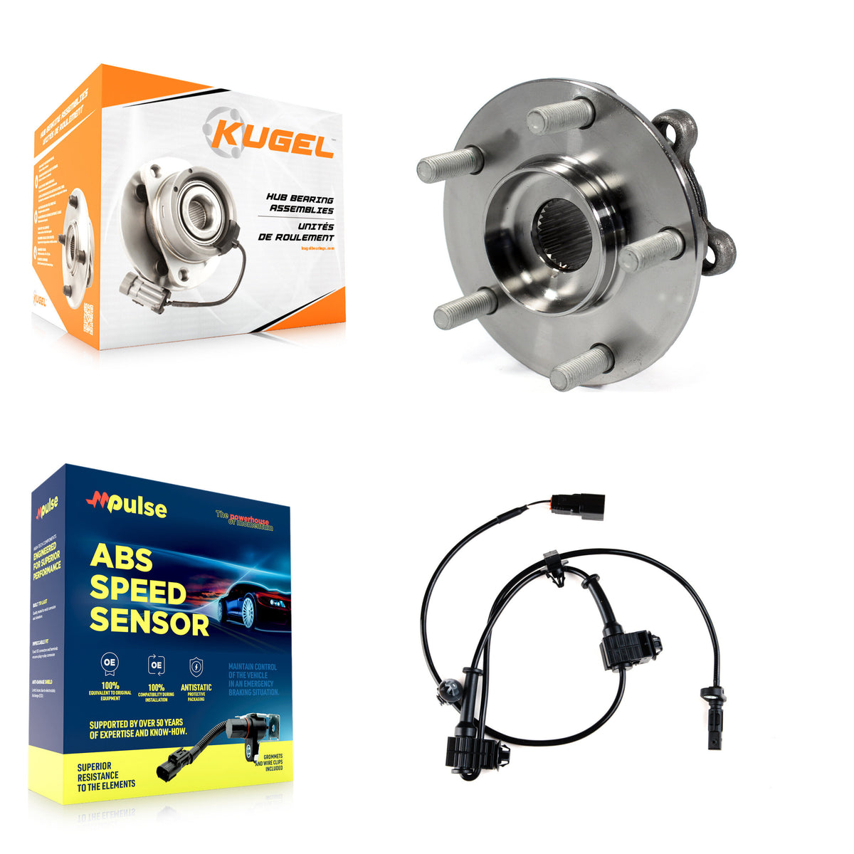 Front Wheel Hub Bearing And ABS Sensor Kit For Mazda CX-5 6 K7S-100180