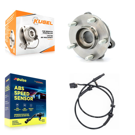 Front Wheel Hub Bearing And ABS Sensor Kit For Nissan Pathfinder INFINITI QX60 K7S-100207