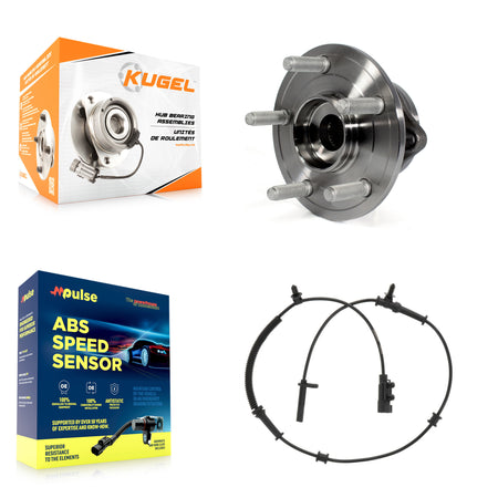 Front Wheel Hub Bearing And ABS Sensor Kit For Jeep Grand Cherokee Dodge Durango WK K7S-100244