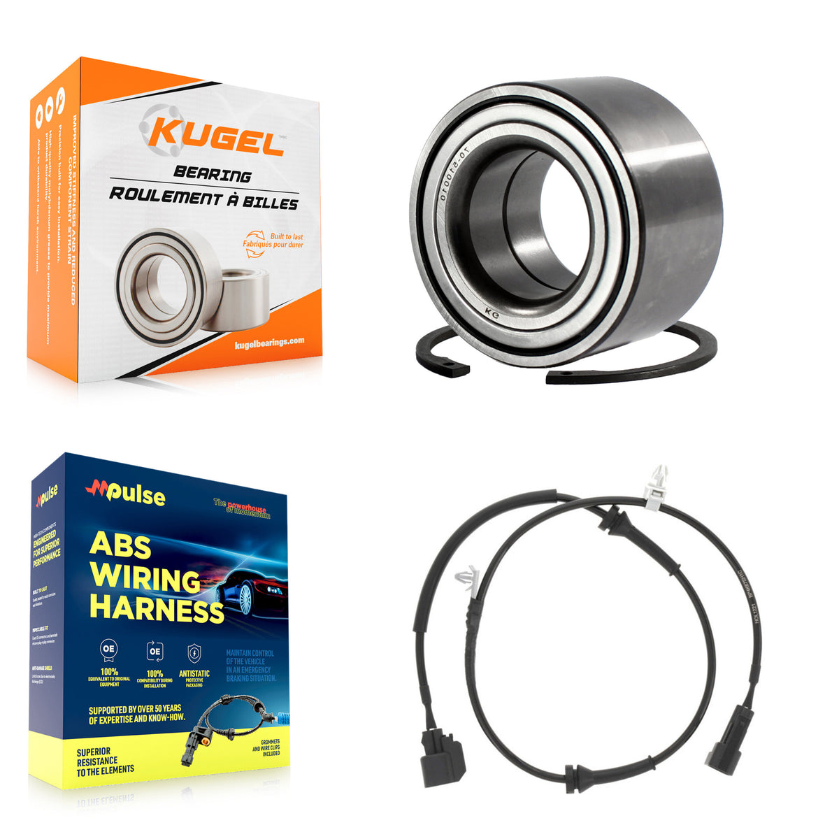 Front Wheel Bearing And ABS Sensor Kit For Mazda 3 K7S-100250