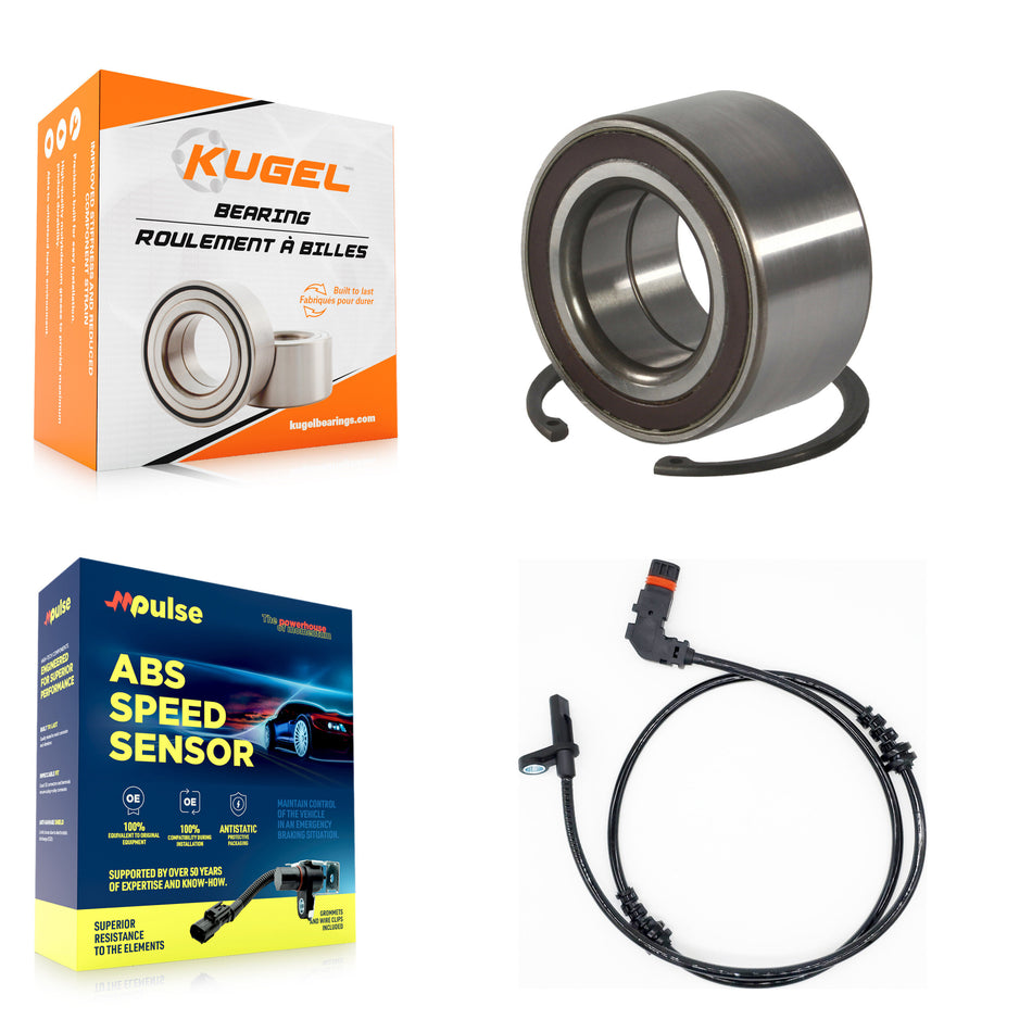 Front Wheel Bearing ABS Sensor Kit For Mercedes-Benz C300 GLK250 GLK350 C350 with Harness K7S-100267
