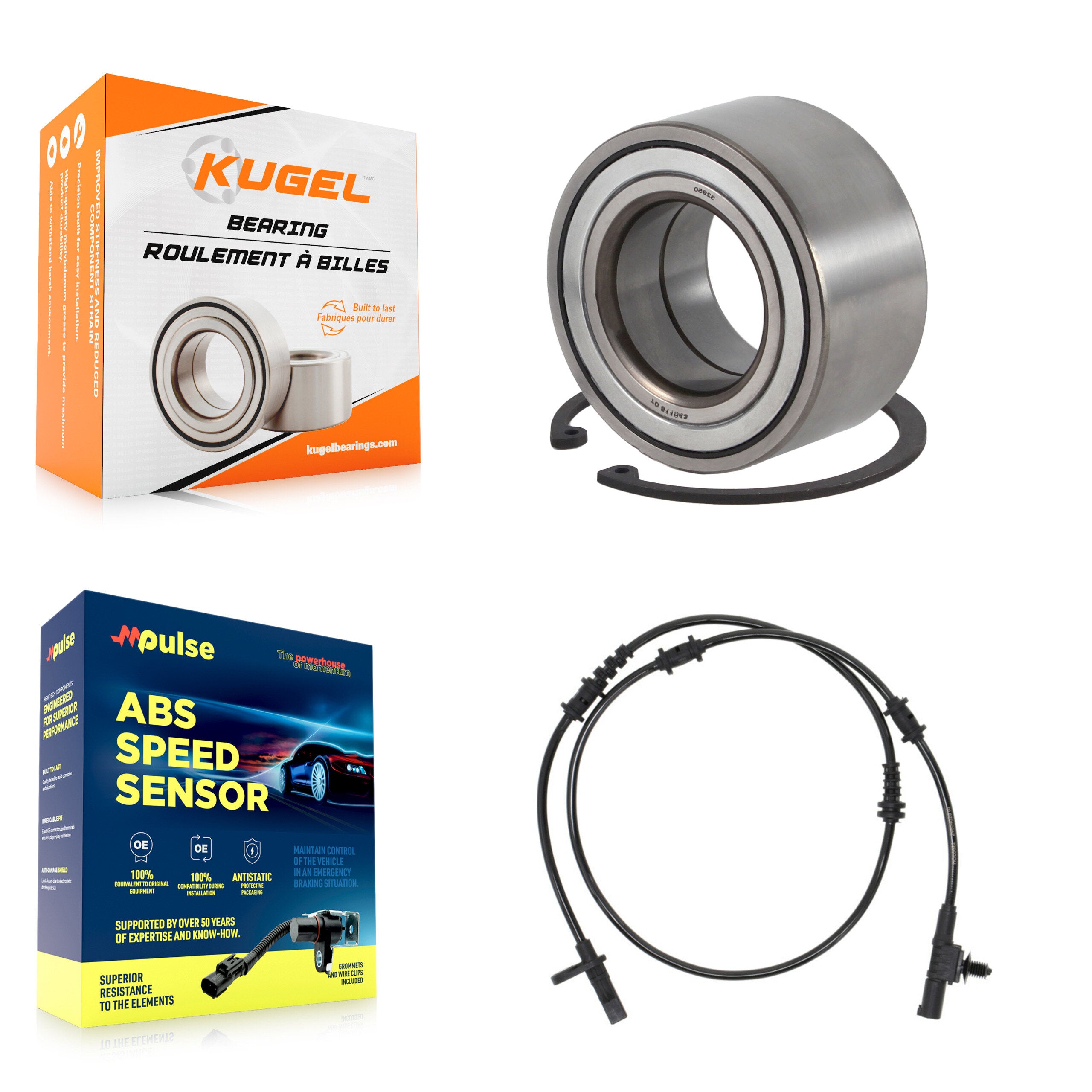 Front Wheel Bearing Sensor Kit For Mercedes-Benz GLA250 CLA250 CLA45 AMG GLA45 B Electric K7S-100279