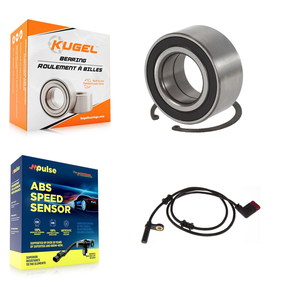 Rear Wheel Bearing Sensor Kit For Mercedes-Benz C230 C240 CLK350 CLK320 C320 CLK500 C280 K7S-100322