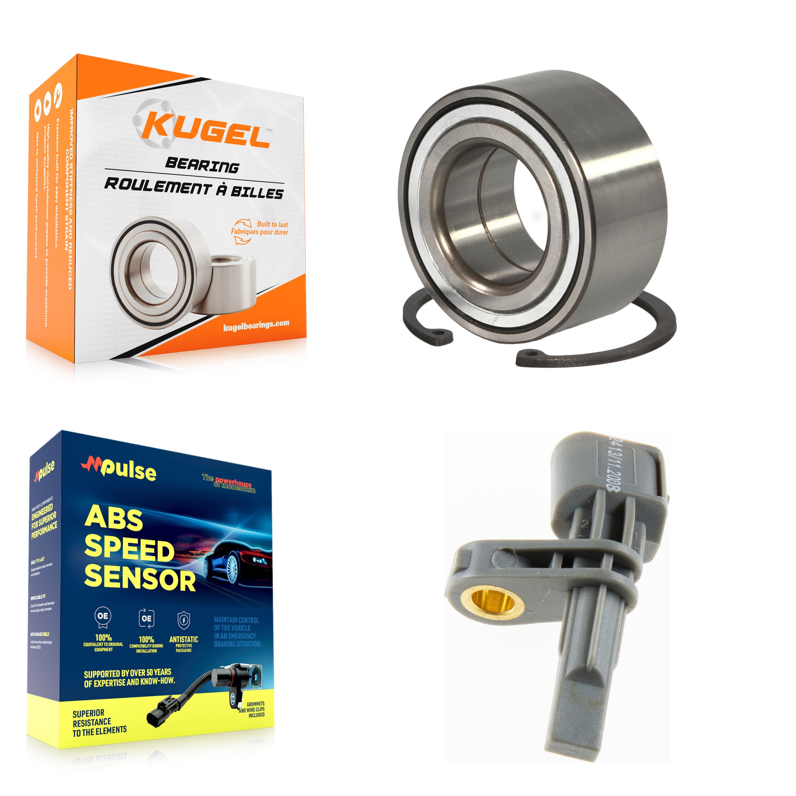 Rear Wheel Bearing And ABS Sensor Kit For Audi Q7 Porsche Cayenne Volkswagen Touareg K7S-100323