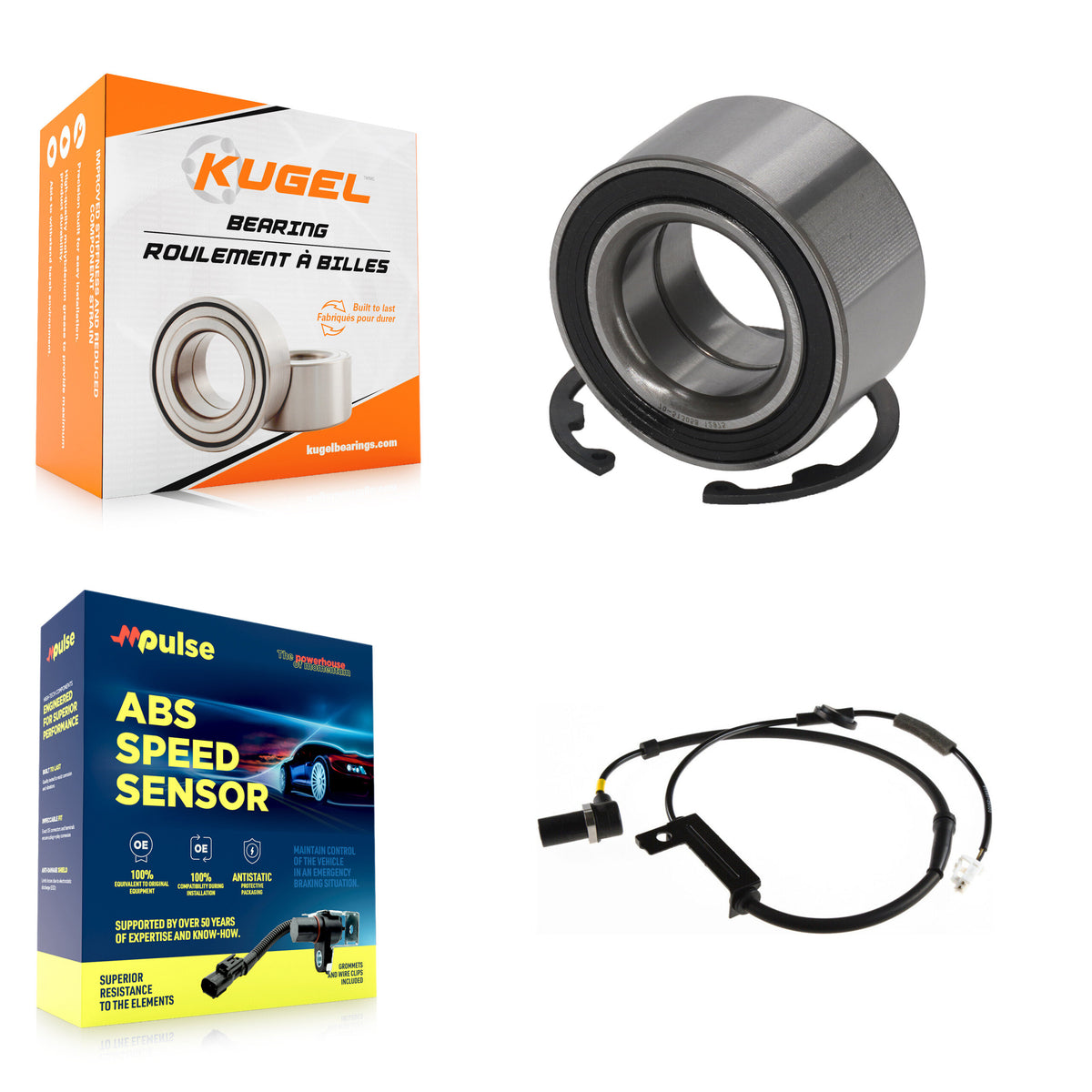 Rear Wheel Bearing And ABS Sensor Kit For Hyundai Santa Fe with Harness K7S-100326