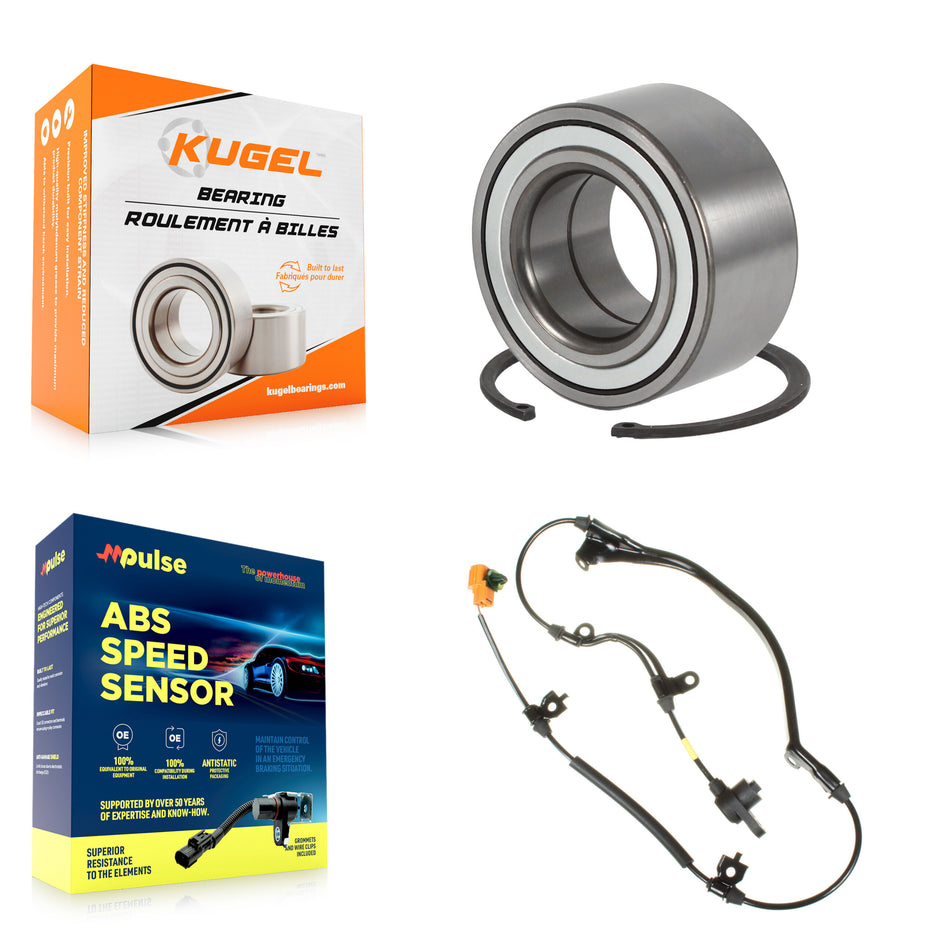 Rear Wheel Bearing And ABS Sensor Kit For Honda Pilot Acura MDX 3.5L with 4-Wheel K7S-100336