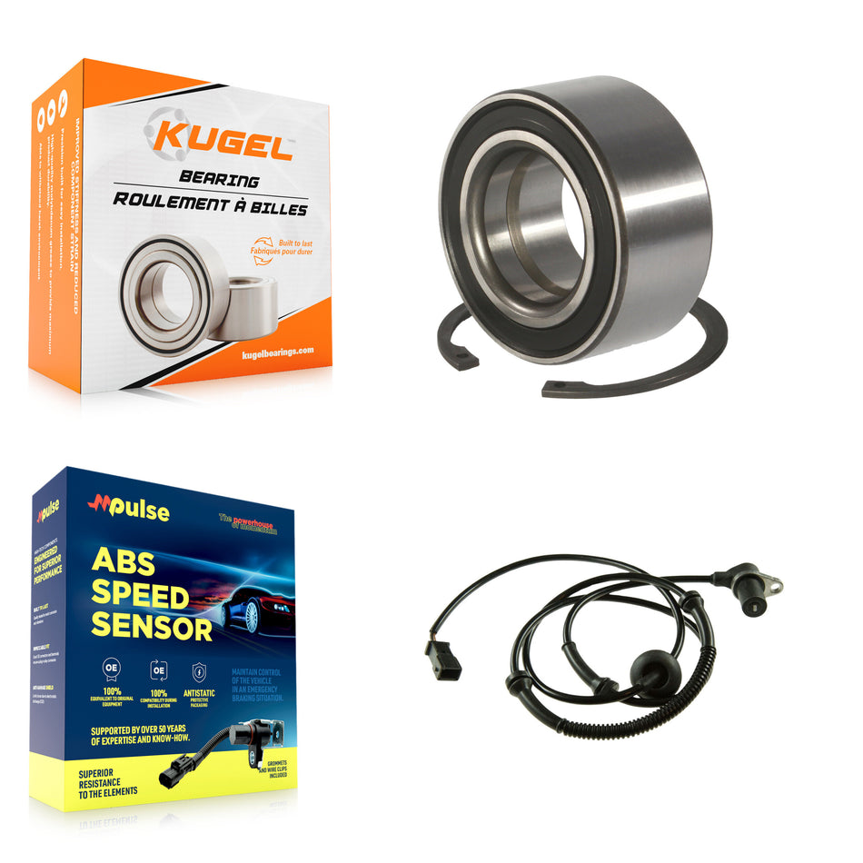 Rear Wheel Bearing And ABS Sensor Kit For Audi A4 Quattro K7S-100340