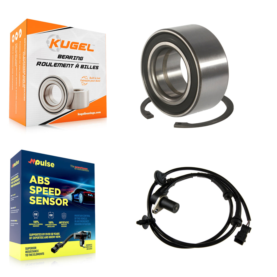 Rear Wheel Bearing And ABS Sensor Kit For Audi A4 Quattro K7S-100341