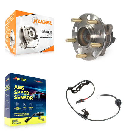 Rear Wheel Hub Bearing & Extra Sensor Kit For Kia Optima 2.4L with GAS engine 4-Wheel ABS K7S-100345