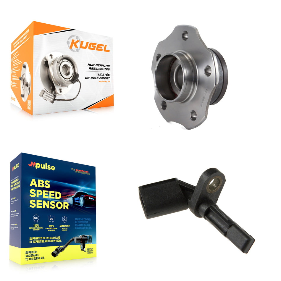 Rear Wheel Hub Bearing And ABS Sensor Kit For Audi A4 A5 A6 K7S-100361