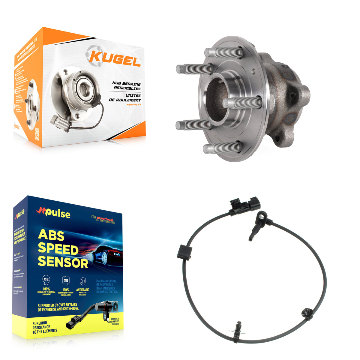 Rear Wheel Hub Bearing And Extra ABS Sensor Kit For Buick Encore Chevrolet Trax K7S-100377