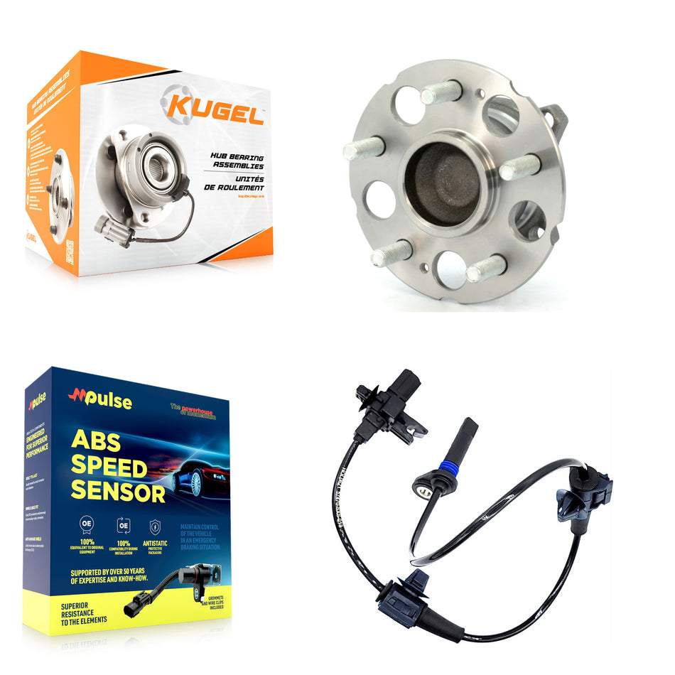 Rear Wheel Hub Bearing ABS Sensor Kit For 2007-2011 Honda CR-V FWD with 2.4L 4-Wheel K7S-100401