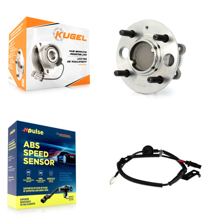 Rear Wheel Hub Bearing & Sensor Kit For 2005 Hyundai Sonata From 03 01 with Harness K7S-100405