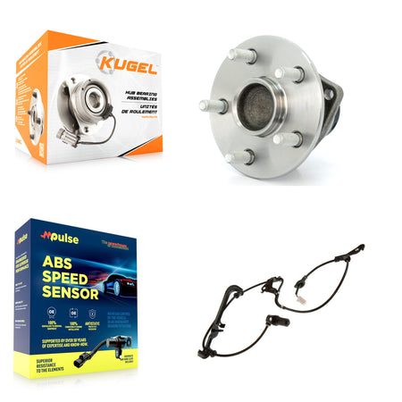 Rear Wheel Hub Bearing And Extra ABS Sensor Kit For 2003-2006 Pontiac Vibe with Harness K7S-100415