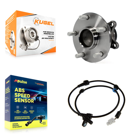 Rear Wheel Hub Bearing & Sensor Kit For Suzuki SX4 FWD with 2.0L 4-Wheel ABS Harness K7S-100422