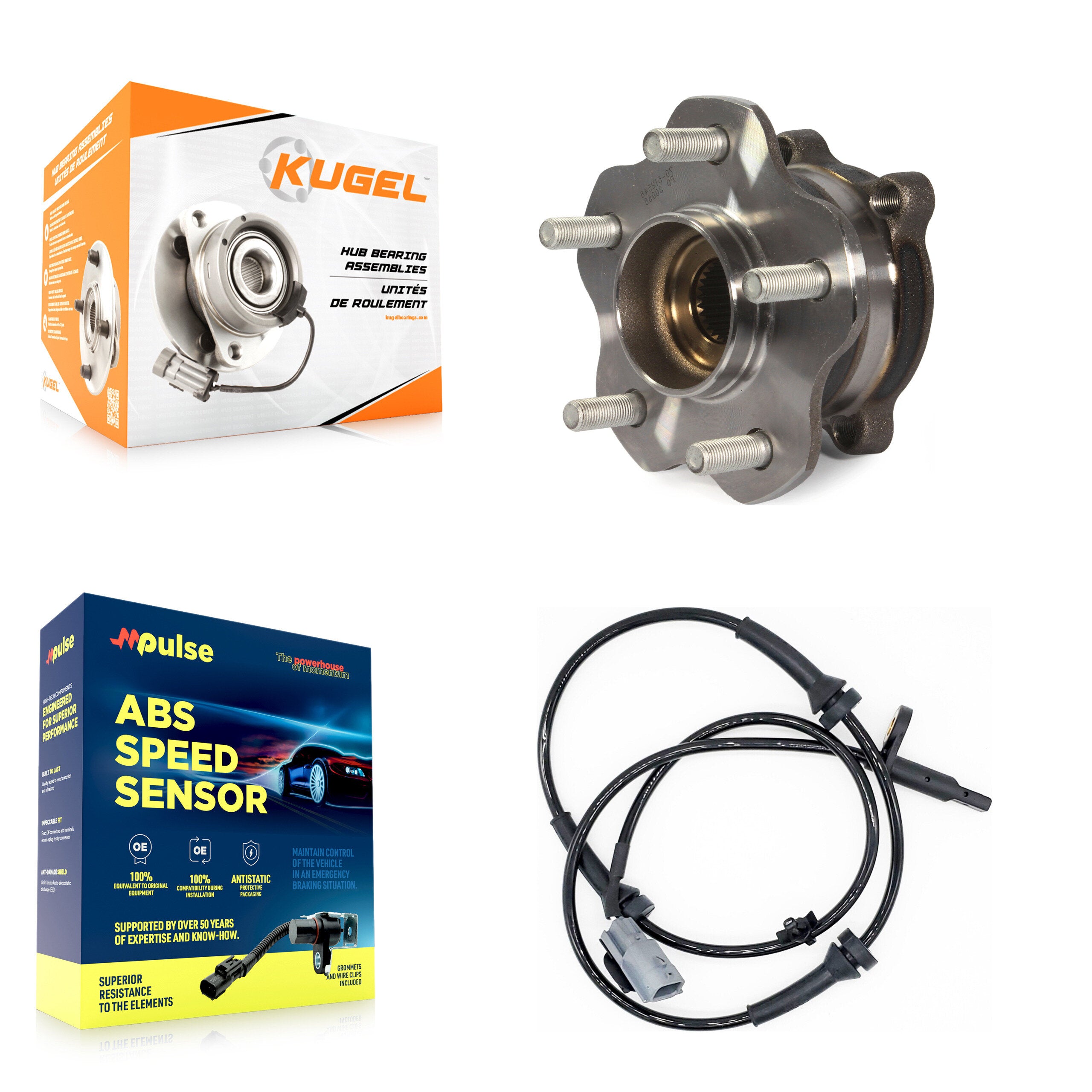 Rear Wheel Hub Bearing And ABS Sensor Kit For Nissan Pathfinder INFINITI QX60 JX35 K7S-100433