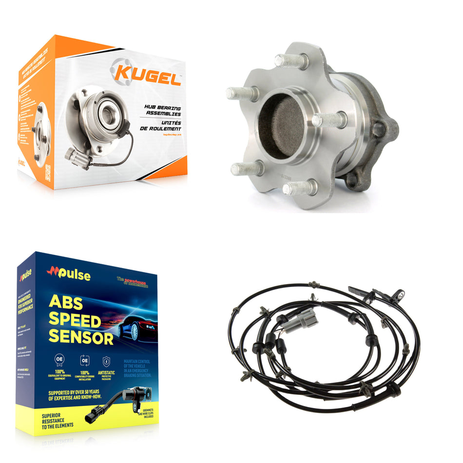 Rear Wheel Hub Bearing And ABS Sensor Kit For 2009 Nissan Altima To 09 2008 with Harness K7S-100434