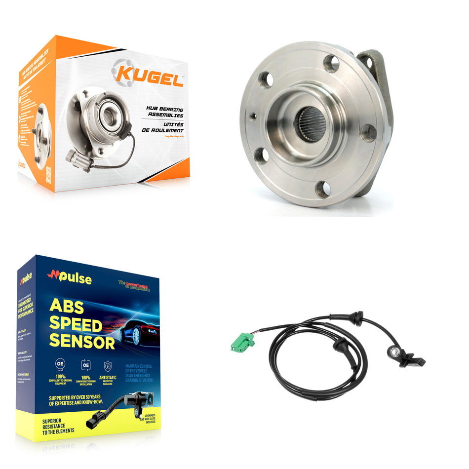 Rear Wheel Hub Bearing And ABS Sensor Kit For Volvo S60 XC70 V70 S80 with Harness K7S-100438