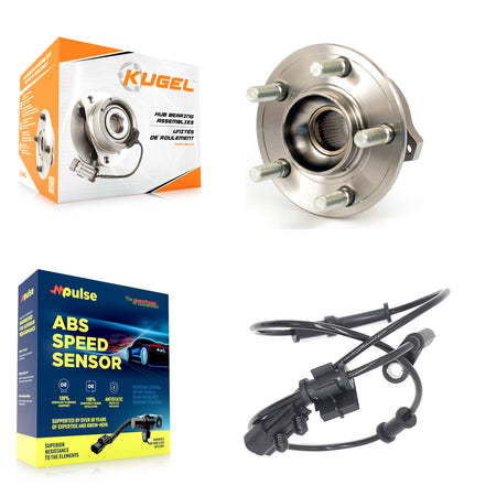 Rear Wheel Hub Bearing And ABS Sensor Kit For Chrysler 300 Dodge Charger with Harness K7S-100440