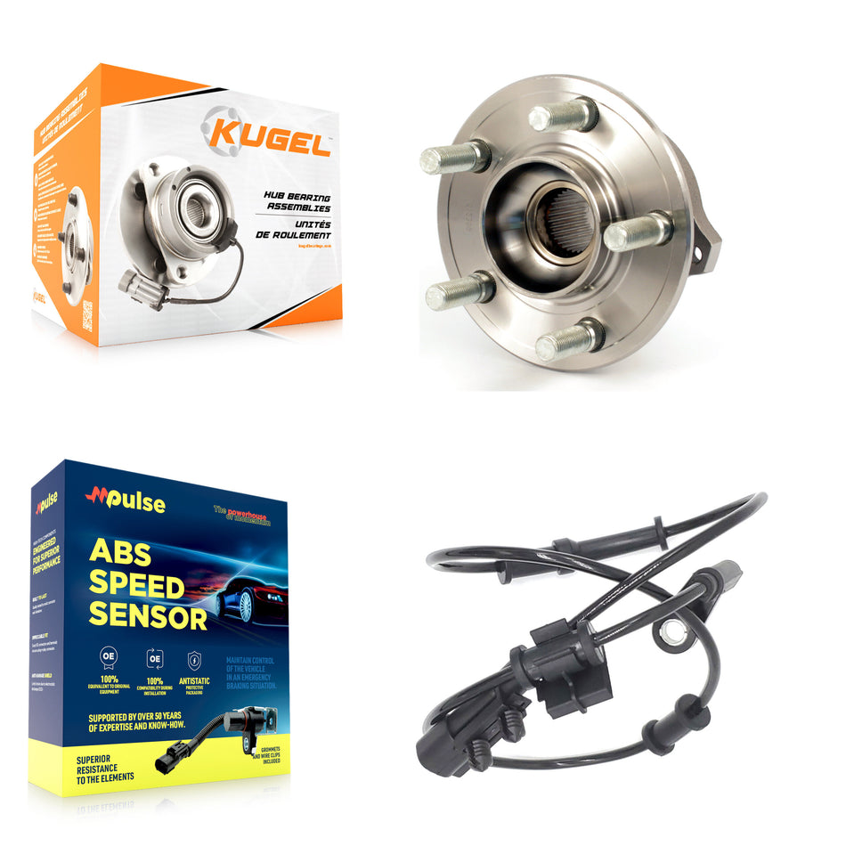 Rear Wheel Hub Bearing And ABS Sensor Kit For Chrysler 300 Dodge Charger with Harness K7S-100440