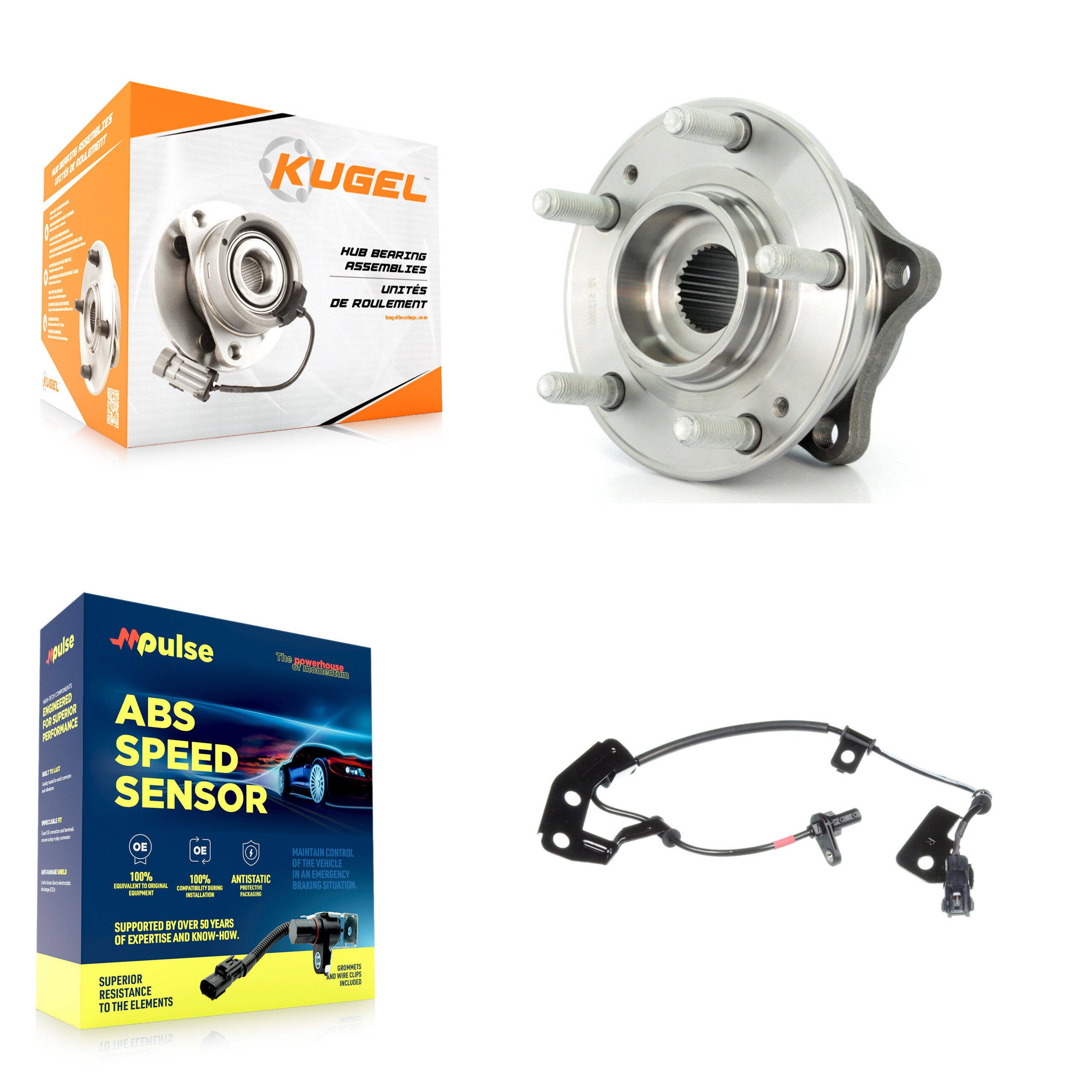 Rear Wheel Hub Bearing And ABS Sensor Kit For Hyundai Santa Fe Sport Kia Sorento K7S-100444