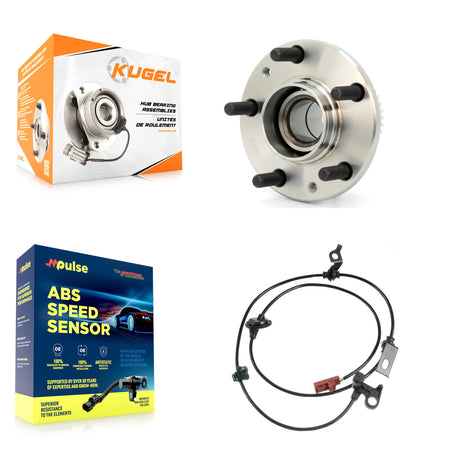 Rear Wheel Hub Bearing & ABS Sensor Kit For Ford Fusion Lincoln MKZ Zephyr Mercury Milan K7S-100454