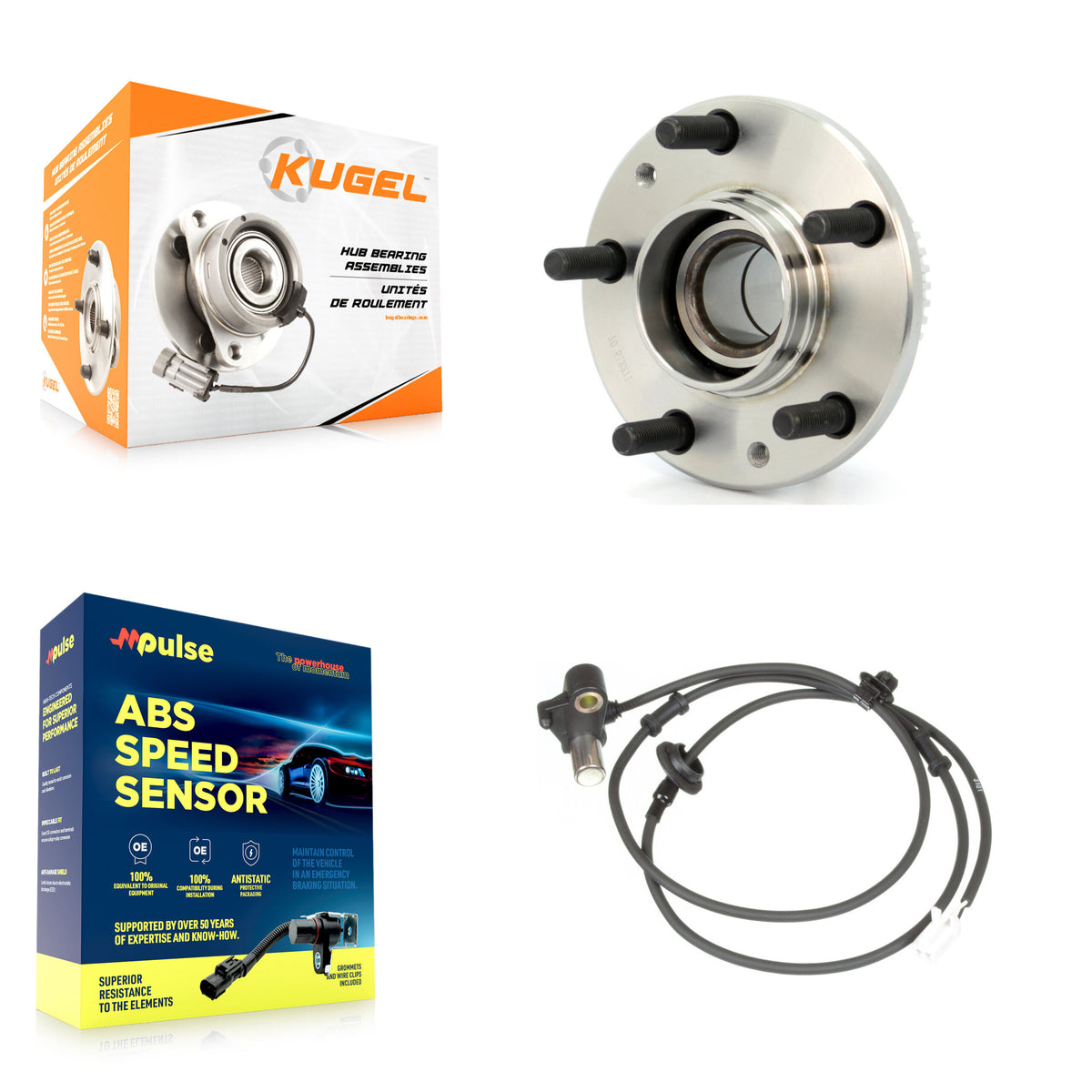 Rear Wheel Hub Bearing And ABS Sensor Kit For Mazda 6 with Harness K7S-100455