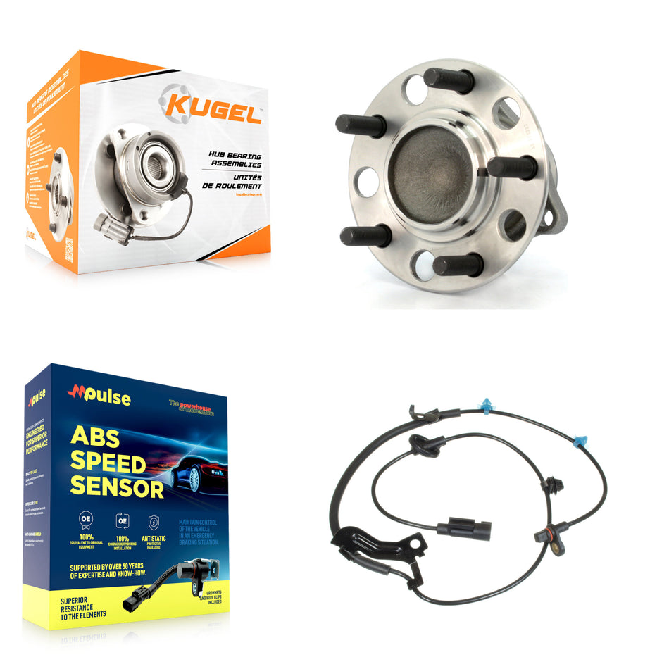 Rear Wheel Hub Bearing ABS Sensor Kit For Chrysler 200 Dodge Avenger Sebring with Harness K7S-100459
