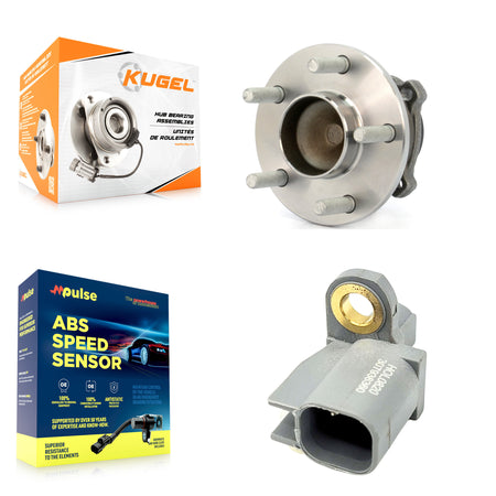 Rear Wheel Hub Bearing And Extra ABS Sensor Kit For 2010 Volvo V50 FWD without Harness K7S-100493